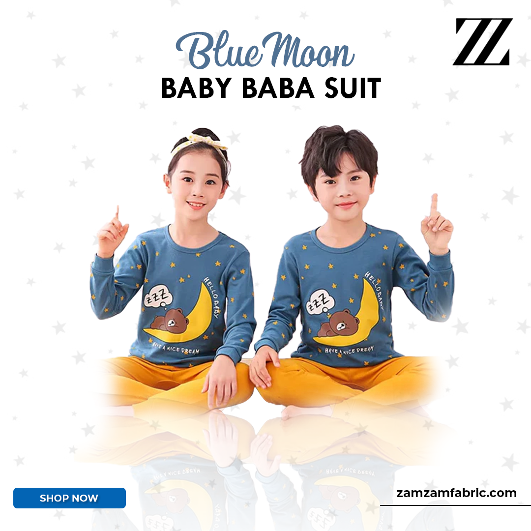 Blue Moon Print Kid's Suit (each)