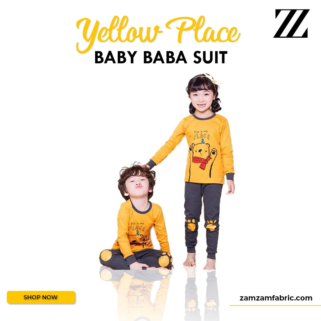 YELLOW PLACE BABY BABA SUIT (each)
